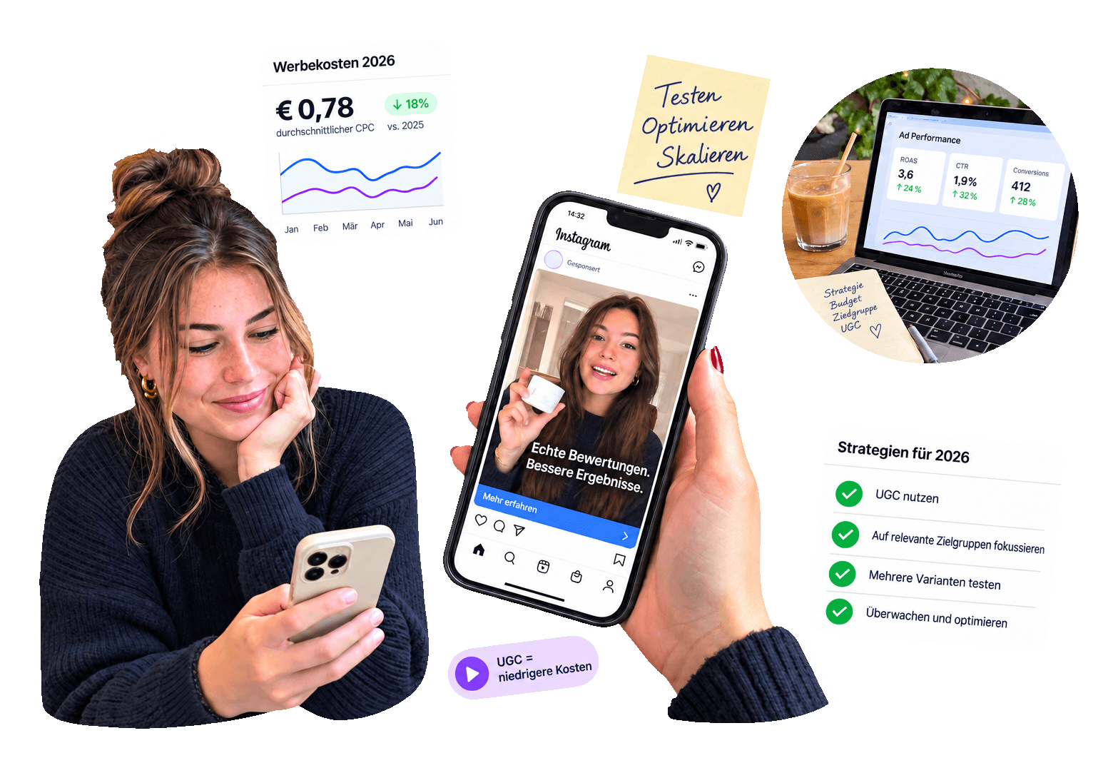 Instagram-Anzeigen im Jahr 2026: Kosten und Strategien