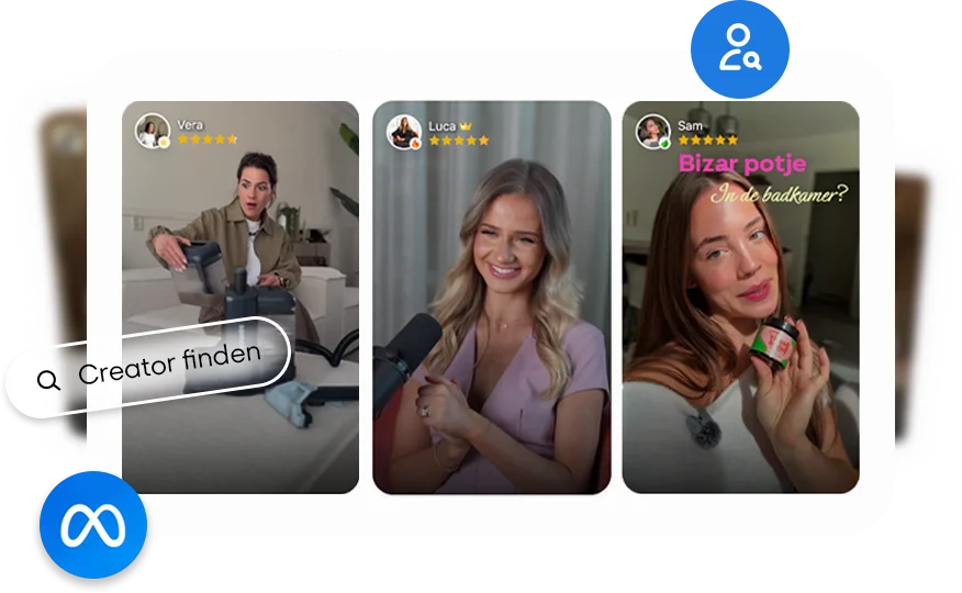 Schritt 1: Finde deinen Creator - Partnership Ads über UGC.NL
